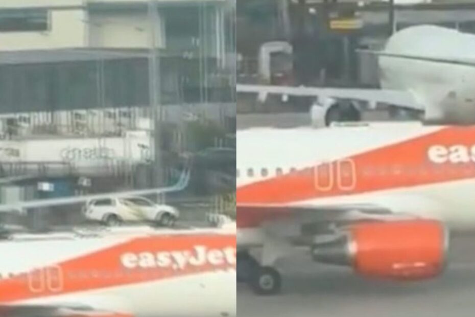 dwa samoloty easyjet zderzyły się