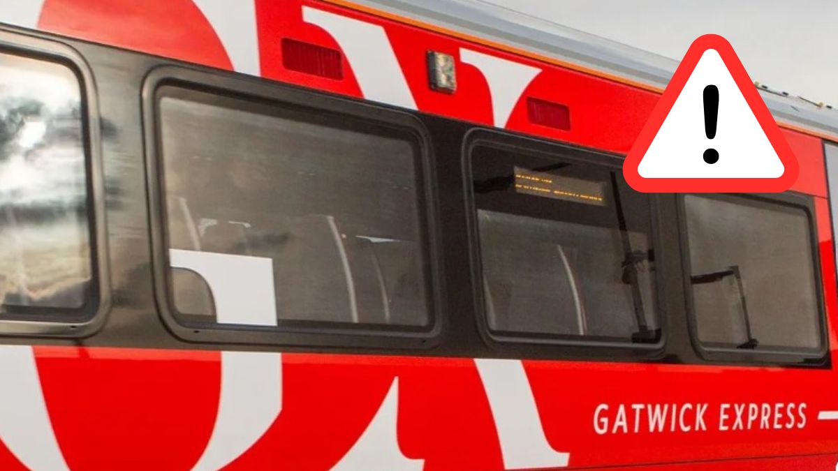 zamknięcie linii kolejowej  na lotnisko Gatwick Foto: pociąg na lotnisko w Gatwick
