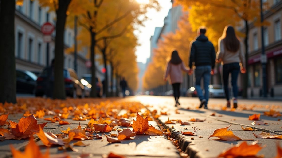 lista najzdrowszych miast w Polsce Foto: Rodzina spaceruje po mieście