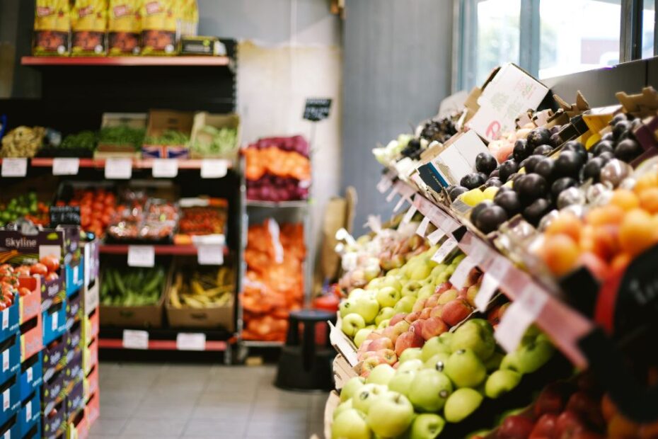 nowe sklepy aldi w UK Foto: dział warzywny w sklepie