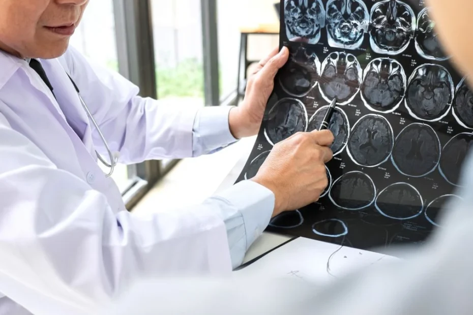 Skan całego ciała za 299 funtów Foto: lekarz oglądający wyniki badań