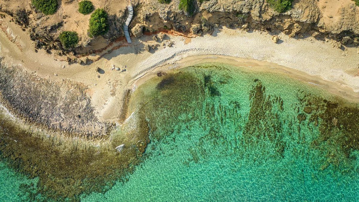 kraina wiecznego lata na południu Europy Foto: Panorama wybrzeża Salento