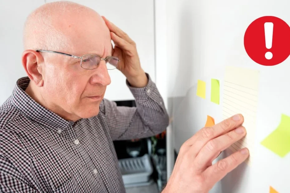 pierwsze oznaki choroby Alzheimera Foto: mężczyzna z problemami z pamięcią