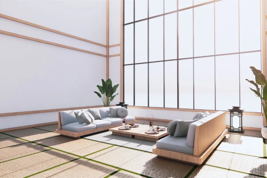 Japońska metoda sprzątania domu Foto: japońskie minimalistyczne wnętrze