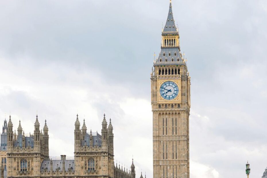 zmiana czasu w UK w 2026 roku Foto: zegar Big Ben