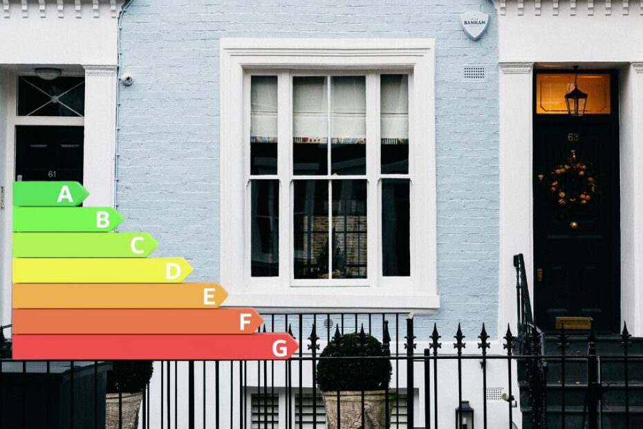 Certyfikat EPC w Wielkiej Brytanii Foto: fasada domu w UK i klasy energetyczne
