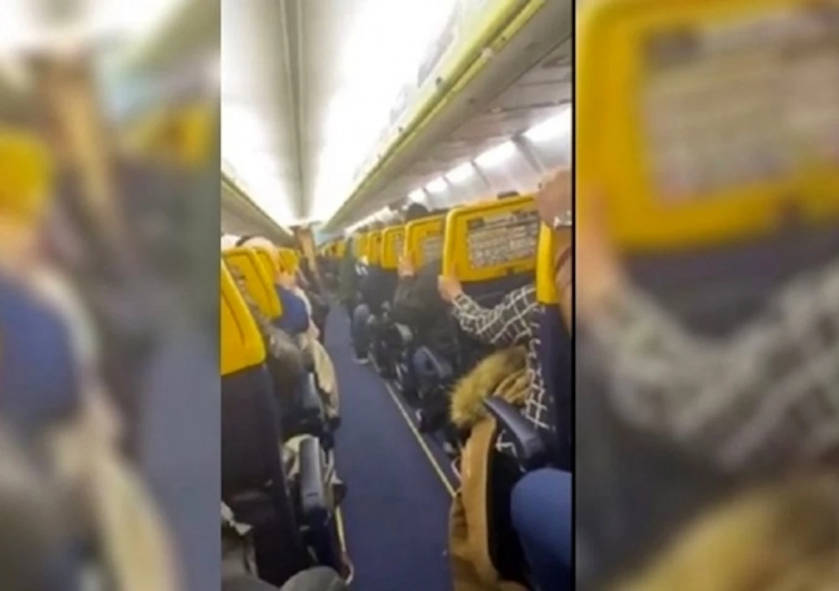 Spray pieprzowy eksplodował w trakcie lotu. ilustracja do opisu akcji służb po incydencie