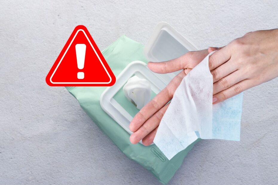Pilne ostrzeżenie dotyczące popularnych chusteczek Foto: dłonie czyszczone chusteczkami nawilżanymi