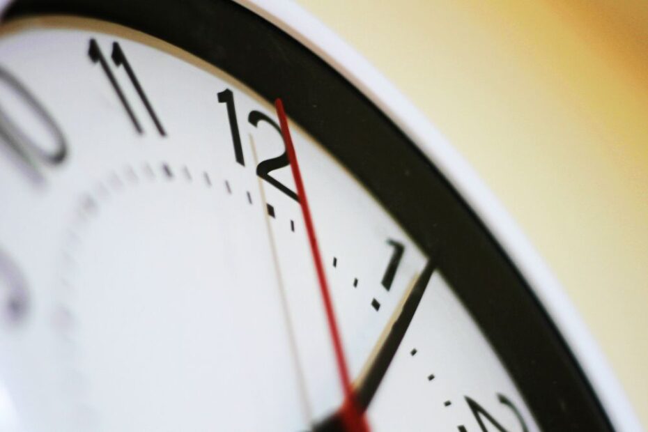 kiedy jest zmiana czasu w UK Foto: zegar
