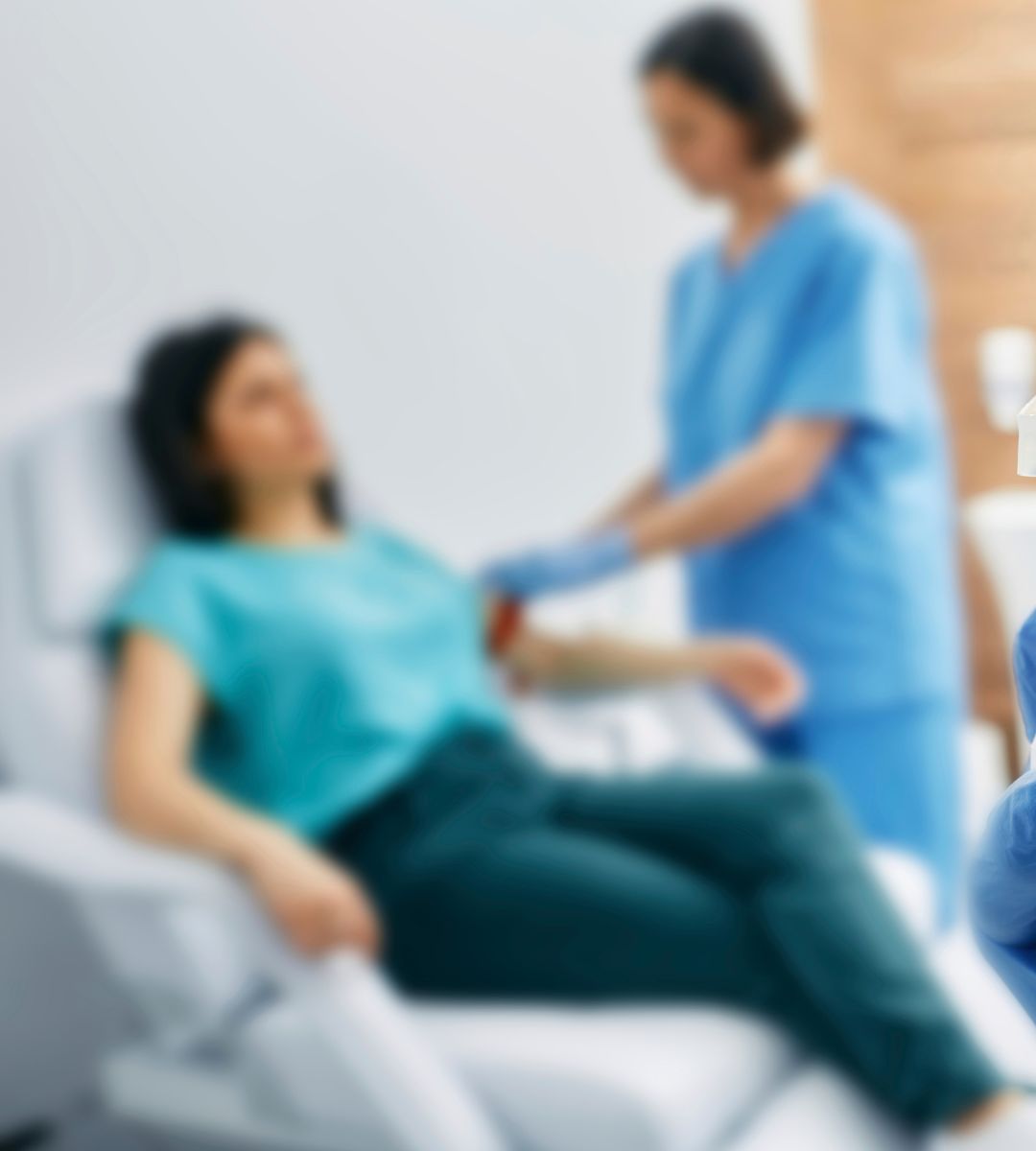 Pełna lista schorzeń uprawniających do PIP Foto: osoba na pobraniu krwi