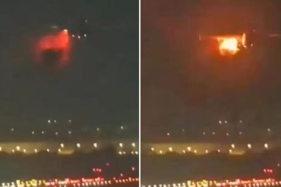 Samolot stanął w płomieniach po starcie. 300 osób na pokładzie