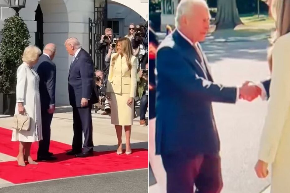 Wizyta Karola III w USA. Gafa z flagami i niezręczne momenty w Białym Domu