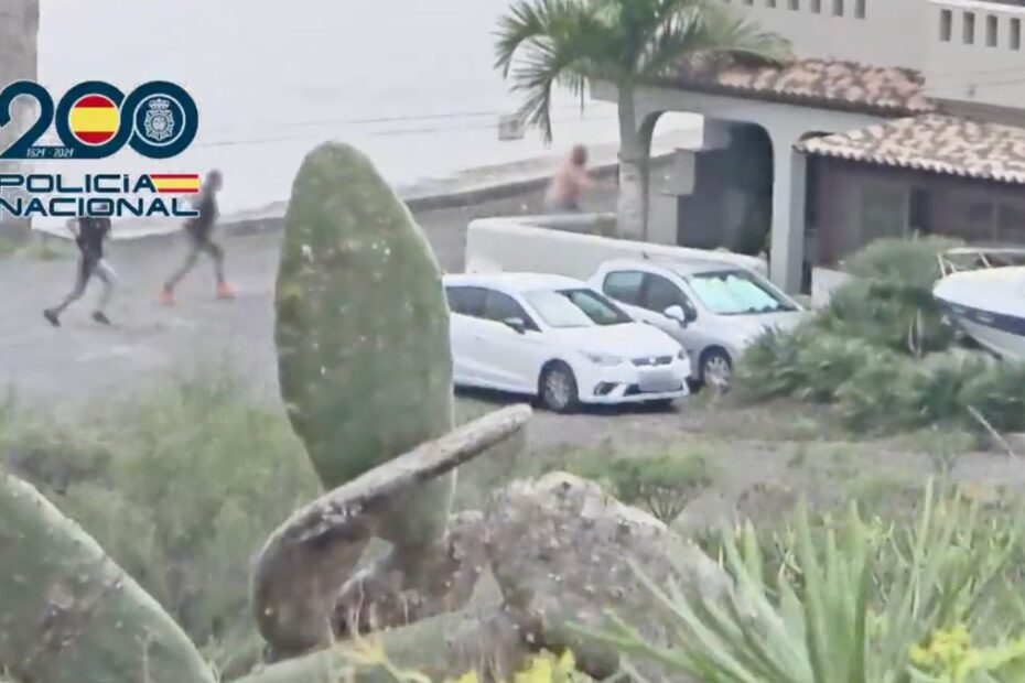 Polak aresztowany na Teneryfie. Hiszpańska policja opublikowała nagranie z zatrzymania mężczyzny, któremu zarzuca się 40 przestępstw.