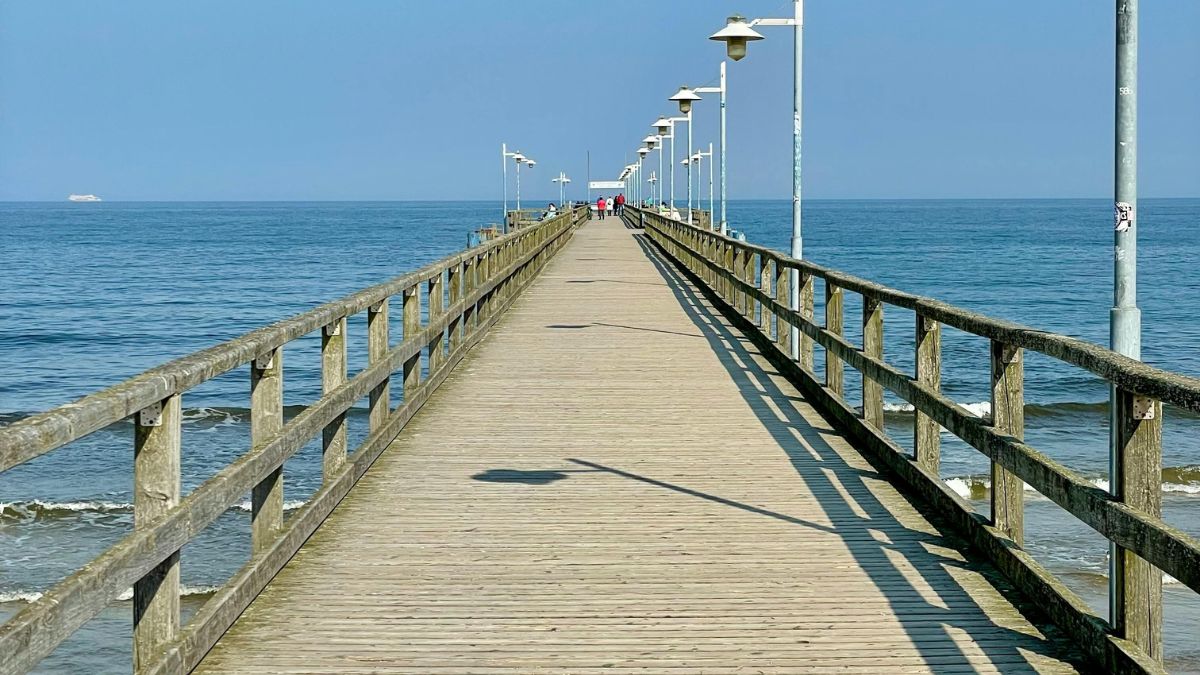 Brytyjka zachwycona polskim wybrzeżem Foto: molo nad Bałtykiem