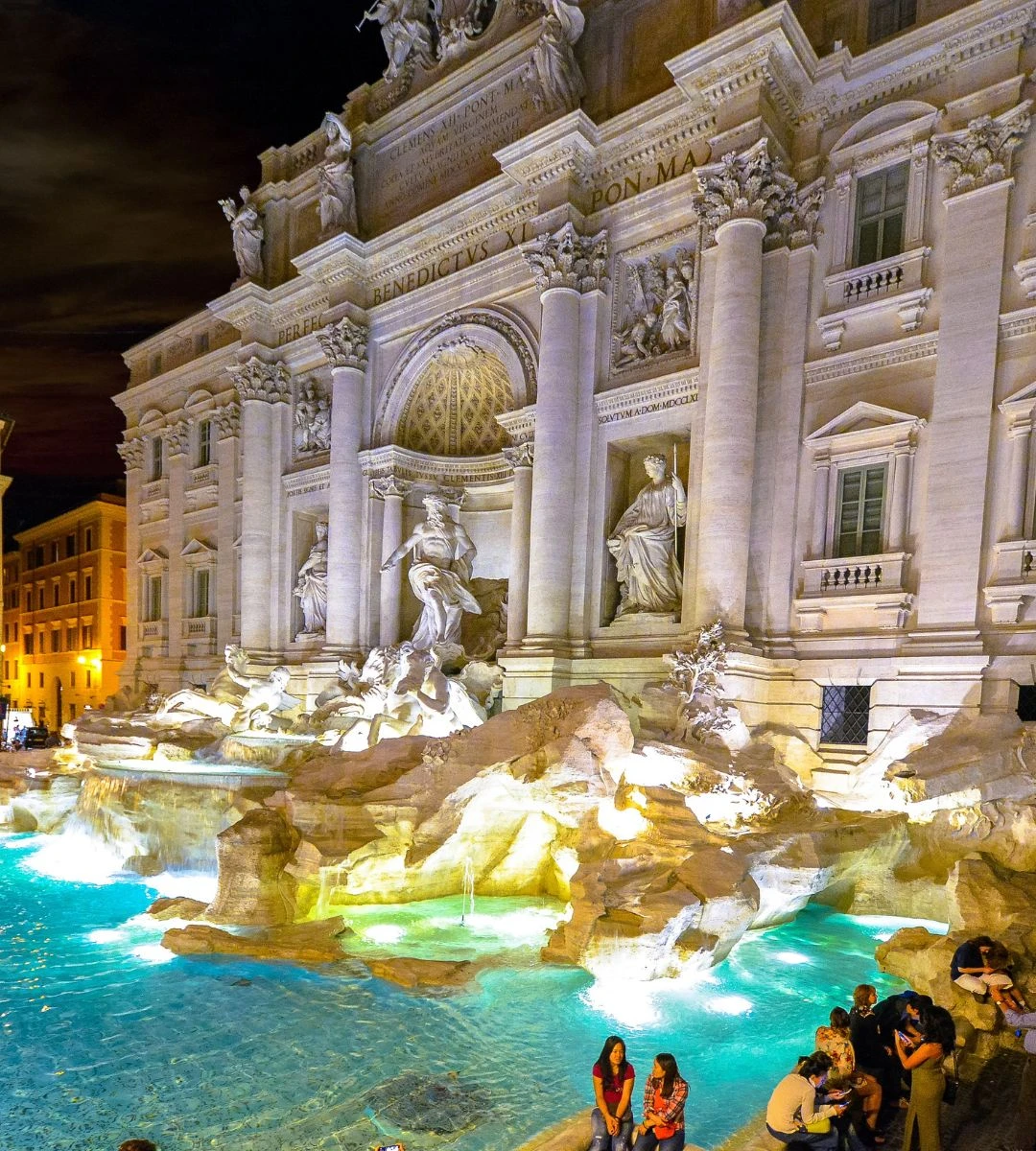 Najbardziej przereklamowane atrakcje Europy Foto: Fontanna di Trevi w Rzymie