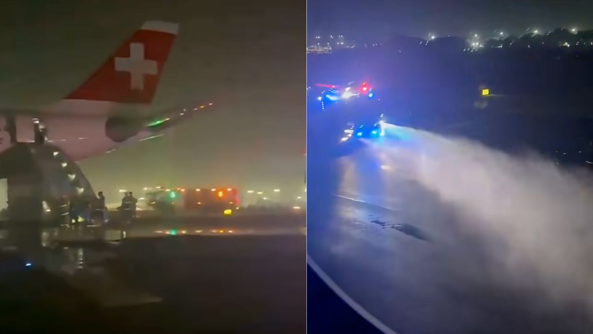 Dramat na pokładzie samolotu Swiss Air. Silnik stanął w ogniu