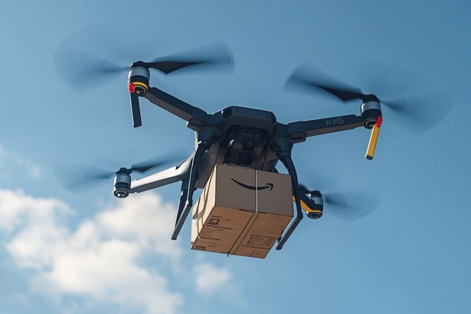 W Wielkiej Brytanii Amazon uruchomił dostawy dronami