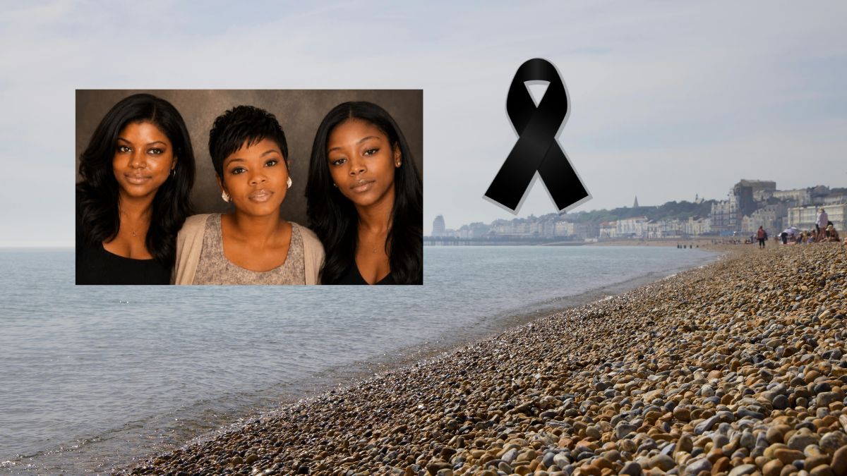 Kobiety które zginęły w morzu u wybrzeży Brighton były siostrami Foto: plaża w Brighton i zdjęcie 3 sióstr