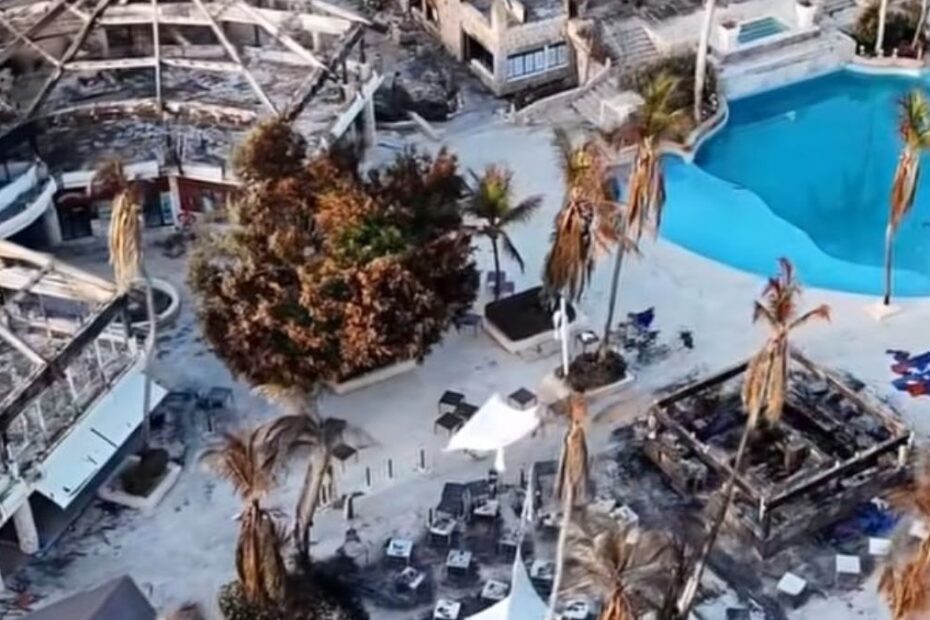 Tragiczny bilans pożaru rajskiego kurortu na Dominikanie Foto: pożar w hotelu Viva Wyndham Dominicus Beach