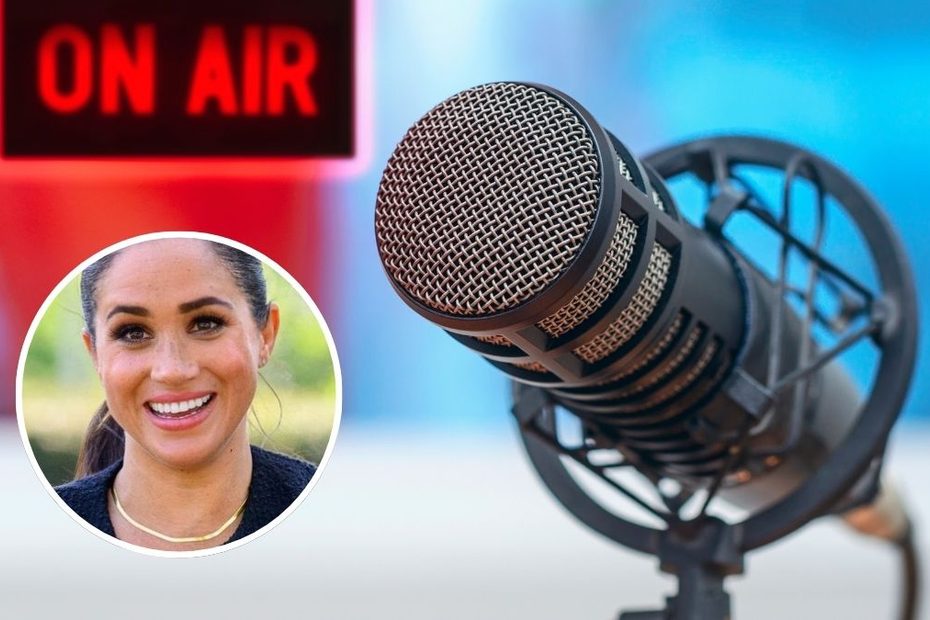 Meghan Markle dostała ofertę pracy w Wielkiej Brytanii Foto: mikrofon radiowy i zdjęcie Meghan