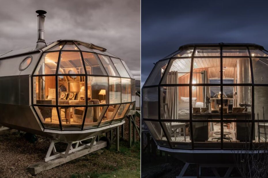 domek sterowiec Airbnb w Szkocji na sprzedaż