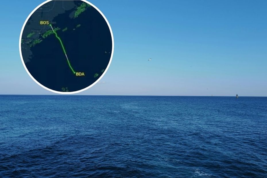 Samolot zniknął nad Atlantykiem Foto: ocean, zdjęcie z radaru