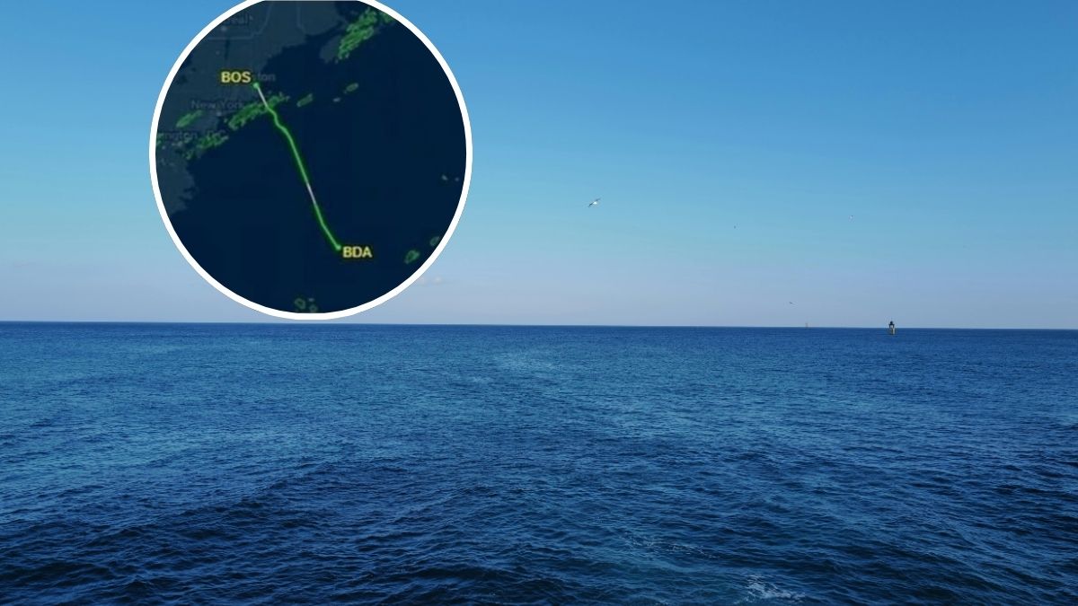 Samolot zniknął nad Atlantykiem Foto: ocean, zdjęcie z radaru