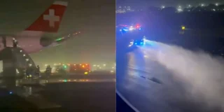 Dramat na pokładzie samolotu Swiss Air. Silnik stanął w ogniu