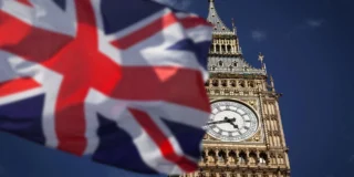 Miliony mogą pracować aż do 83. roku życia Foto: flaga UK i Big Ben