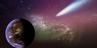 Koniec świata już w przyszłym miesiącu Foto: meteoryt zmierzający w kierunku ziemi